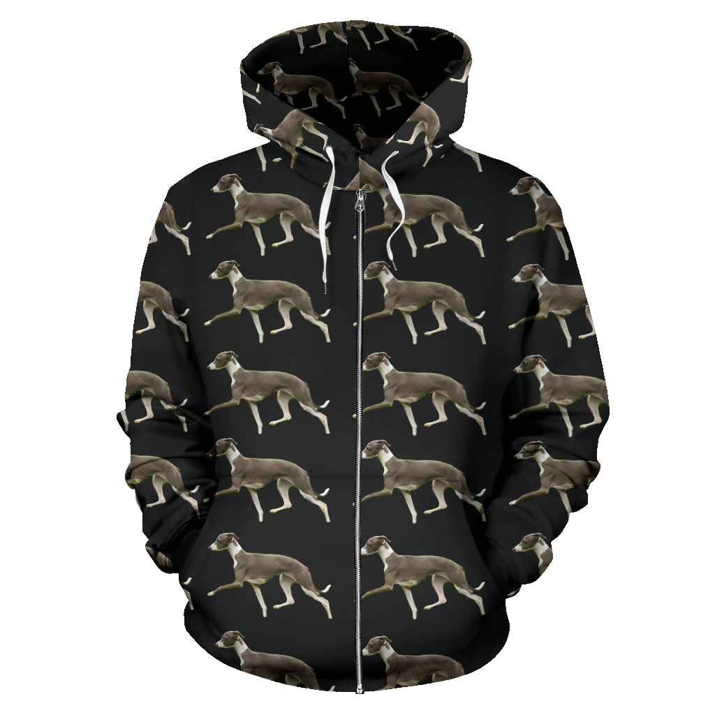 Italian Greyhound Zip Up Hoodie