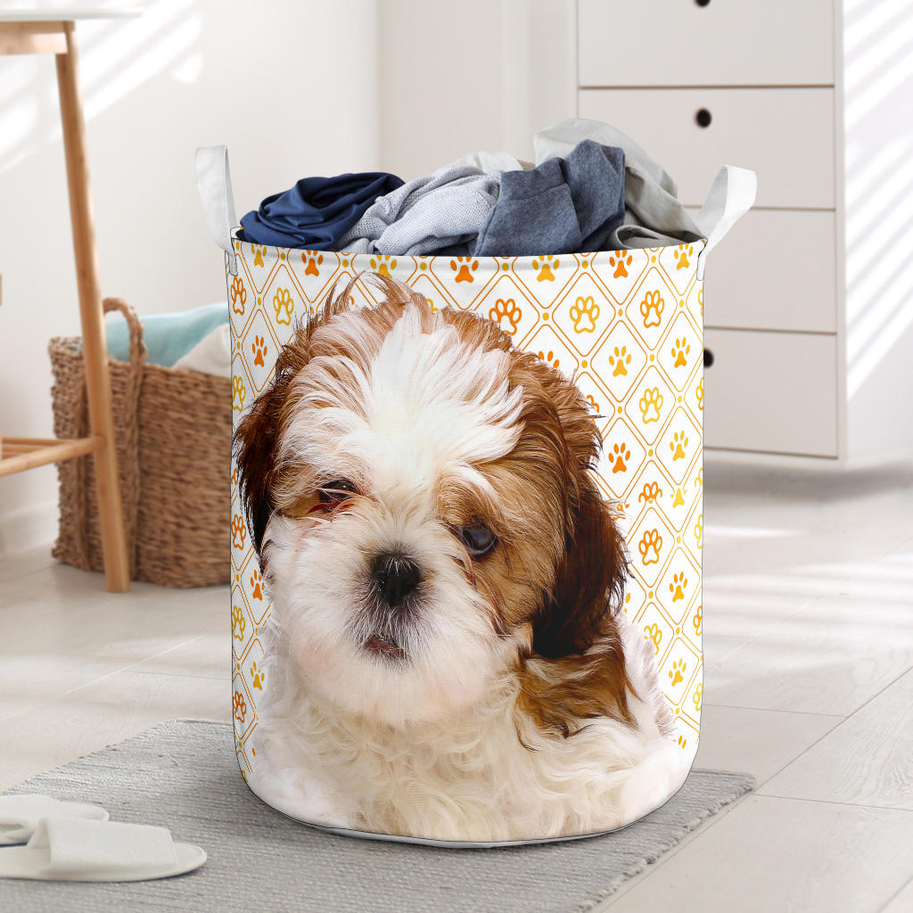 Shih Tzu Laundry Basket