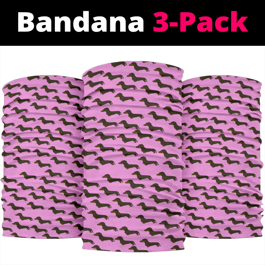 Dachshund Bandana Set - Pink