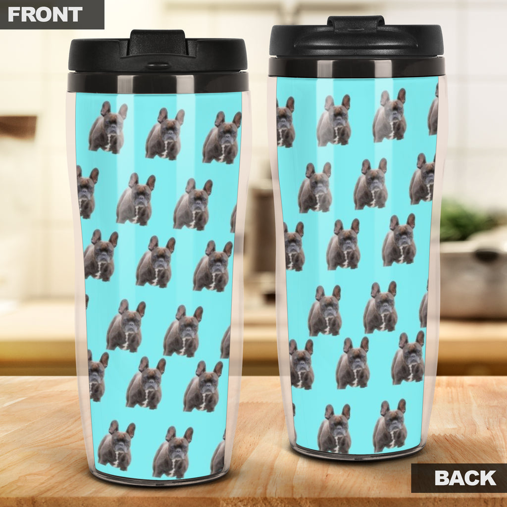 French Bulldog Reusable Coffee Cup - Brindle