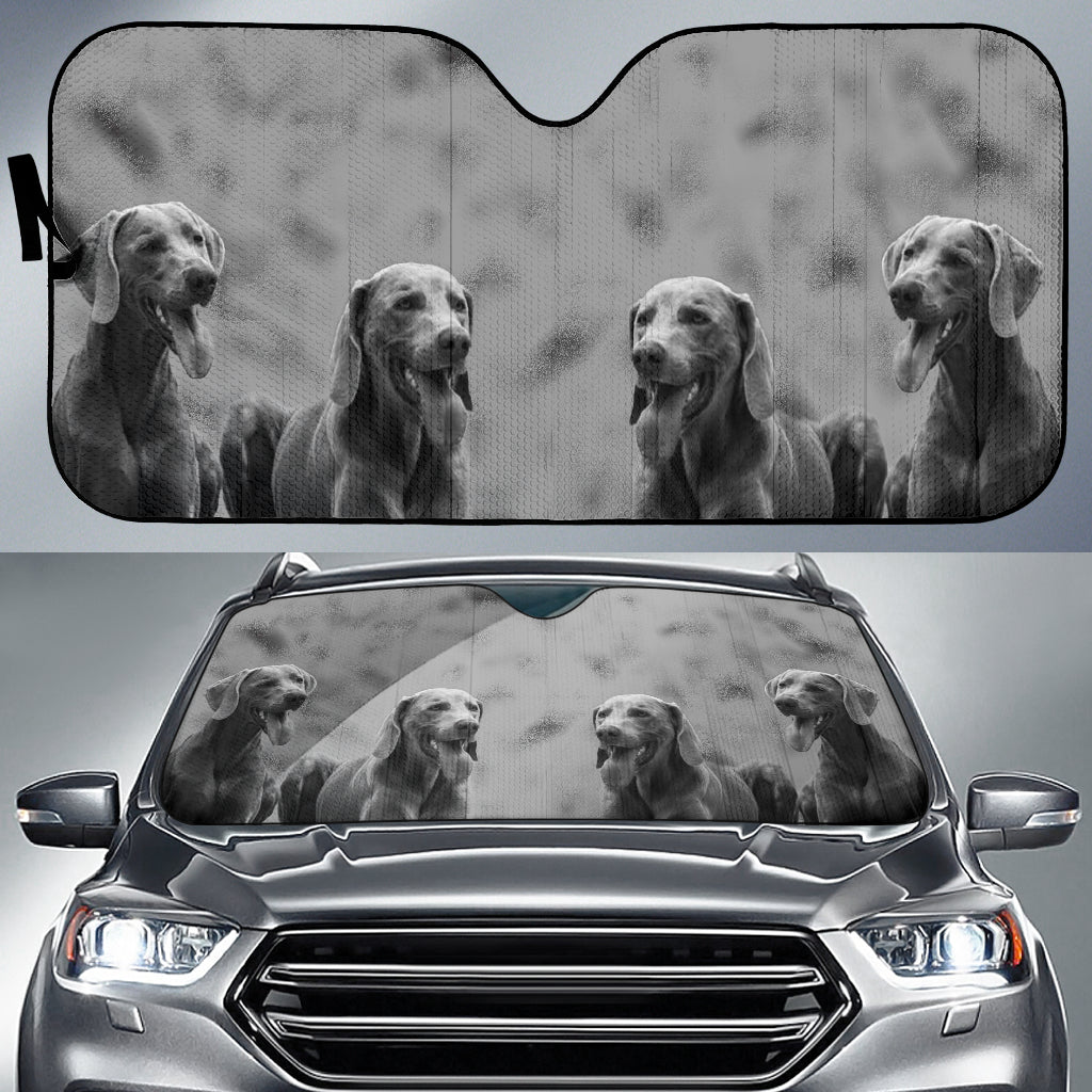 Weimaraner Car Sun Shade