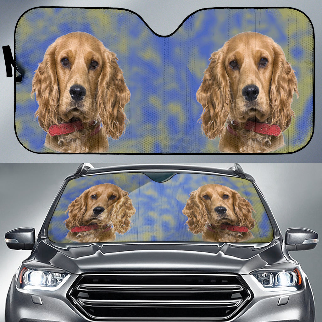 Cocker Spaniel Car Sun Shade