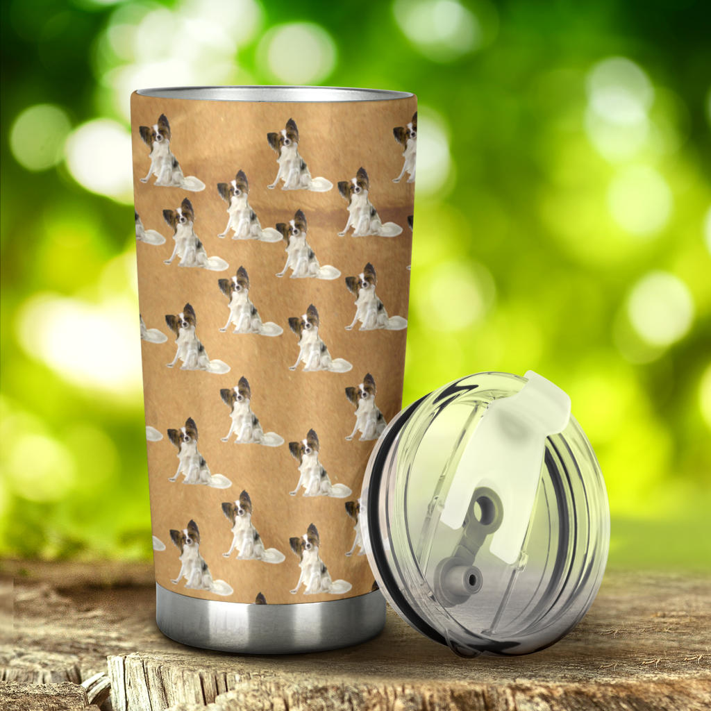 Papillon Tumbler - Tan