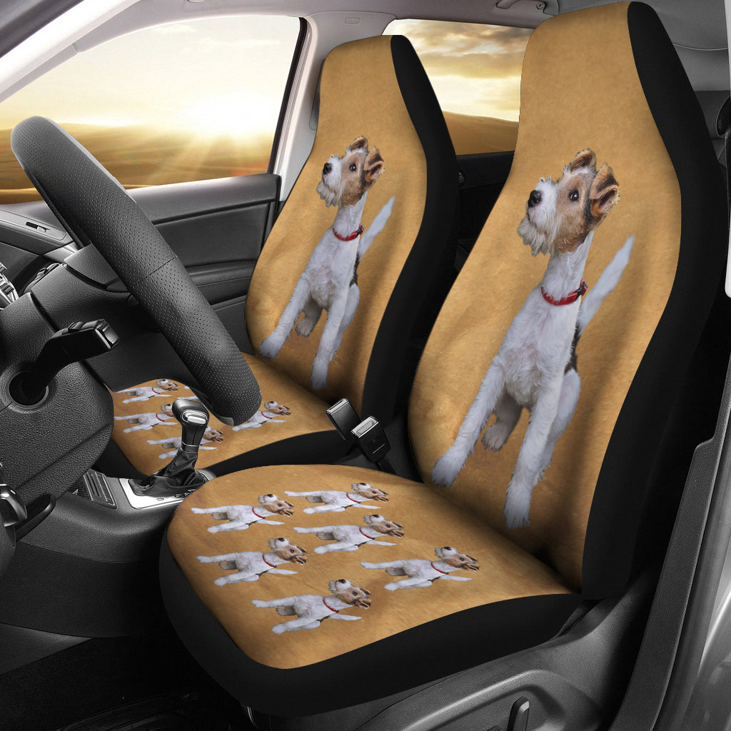 Wire Fox Terrier Car Seat Covers (Set of 2)