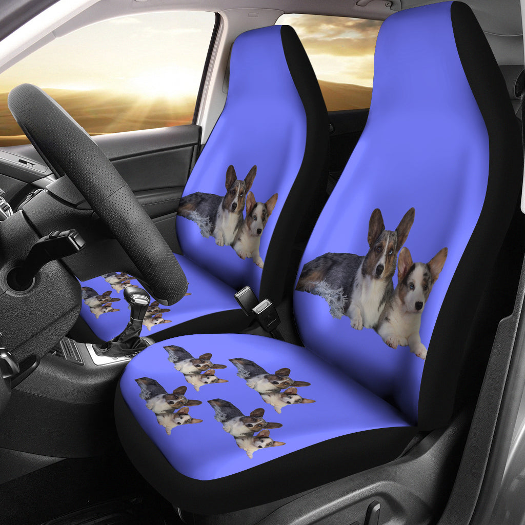Corgi Car Seat Covers- Cardigan 2 (Set of 2)