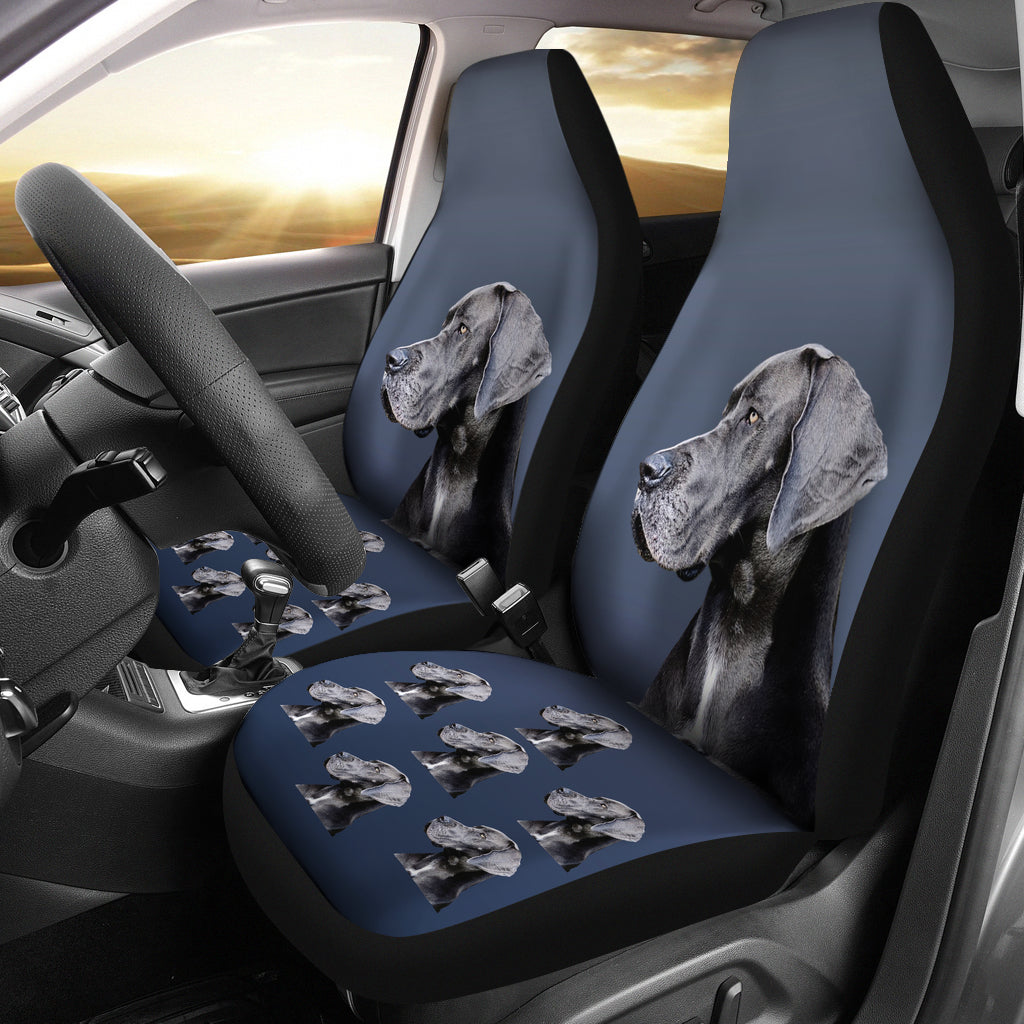 Great Dane Car Seat Cover (Set of 2)