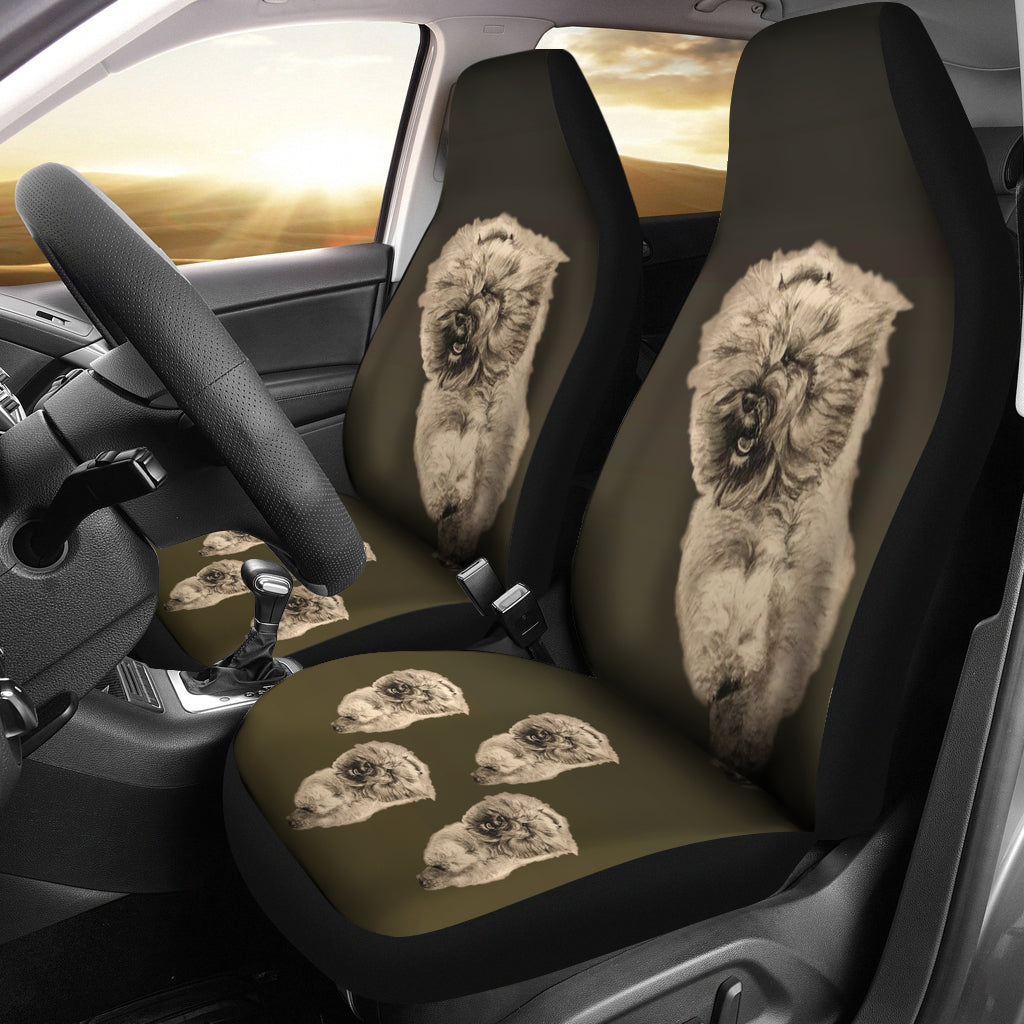 Bouvier des Flanders Car Seat Covers (Set of 2) - Tan