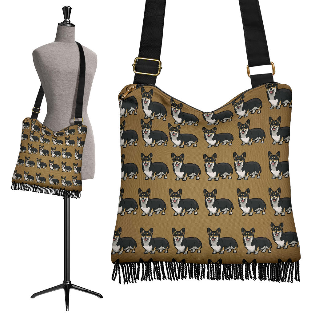 Corgi Crossbody Boho Bag