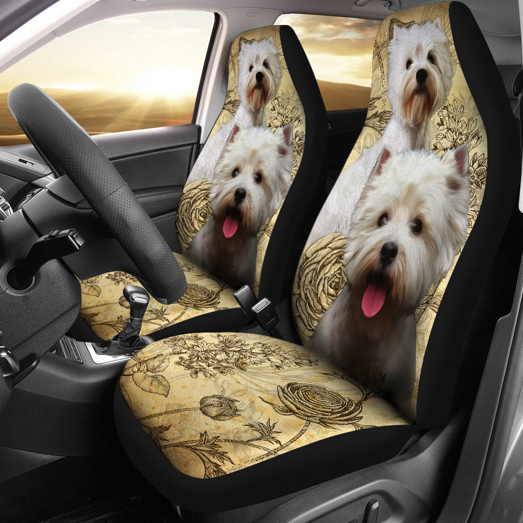 West Highland Terrier Car Seat Covers (Set of 2)