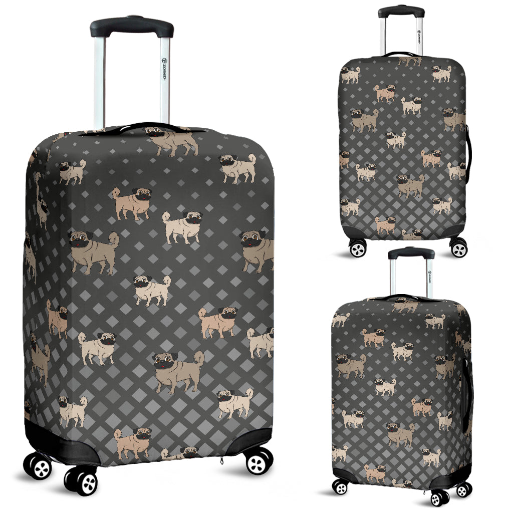 Pug Luggage Cover