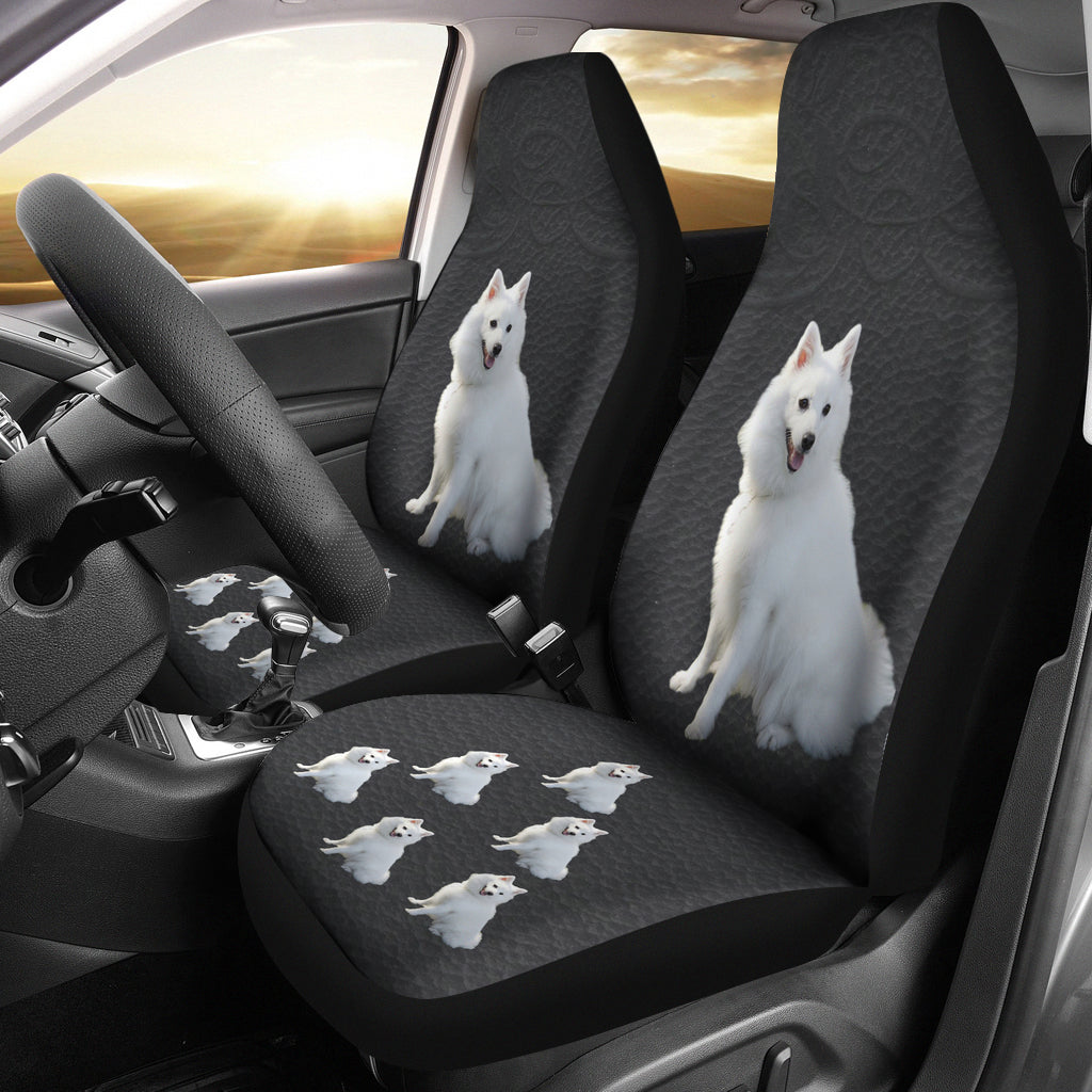 Japanese Spitz Car Seat Covers - Set 0f 2