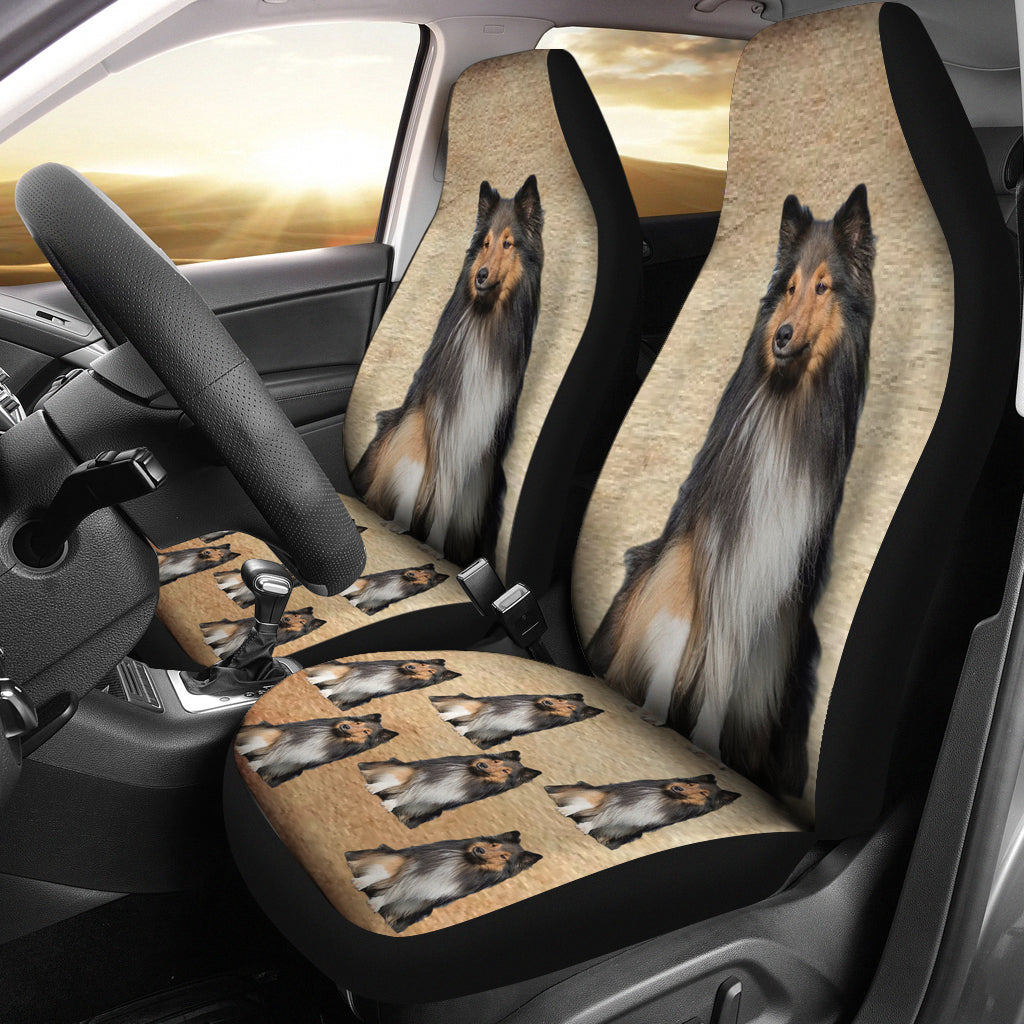 Sheltie Car Seat Cover (Set of 2)