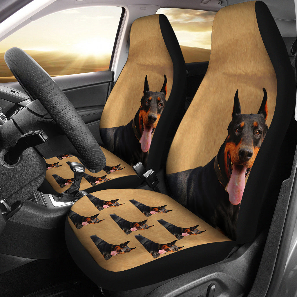 Doberman Car Seat Cover (Set of 2)