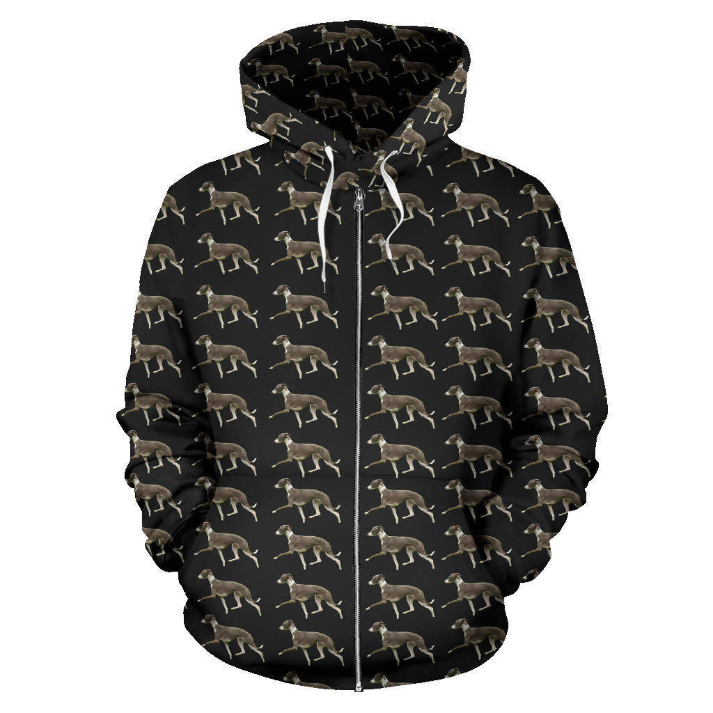 Italian Greyhound Zip Up Hoodie 2