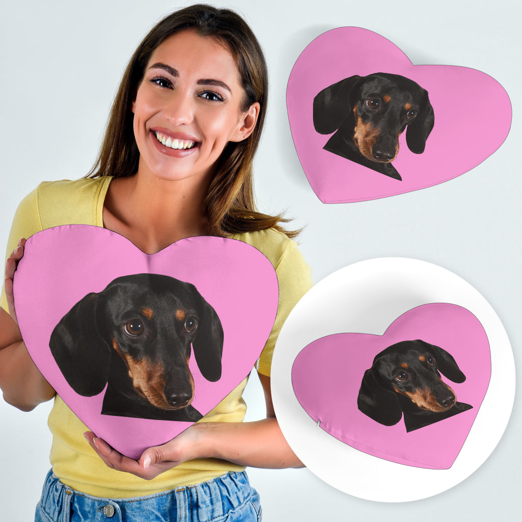 Dachshund Heart Pillow