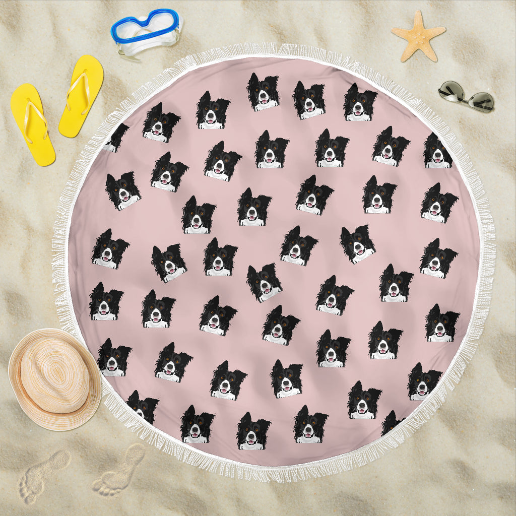 Border Collie Beach Blanket