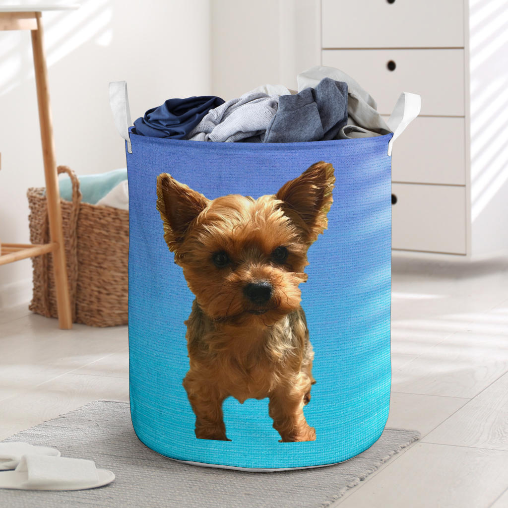 Yorkie Laundry Basket