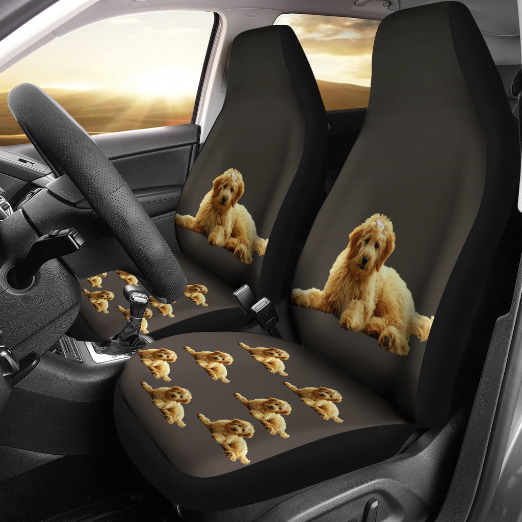 Goldendoodle Car Seat Cover (Set of 2)