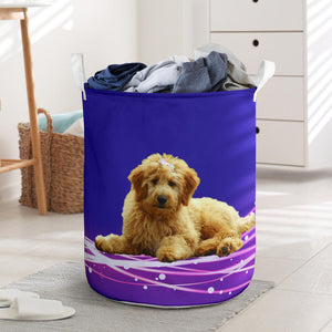 Goldendoodle Laundry Basket 2