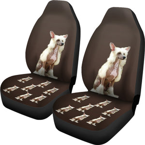 Chinese Crested Car Seat Cover (Set of 2)