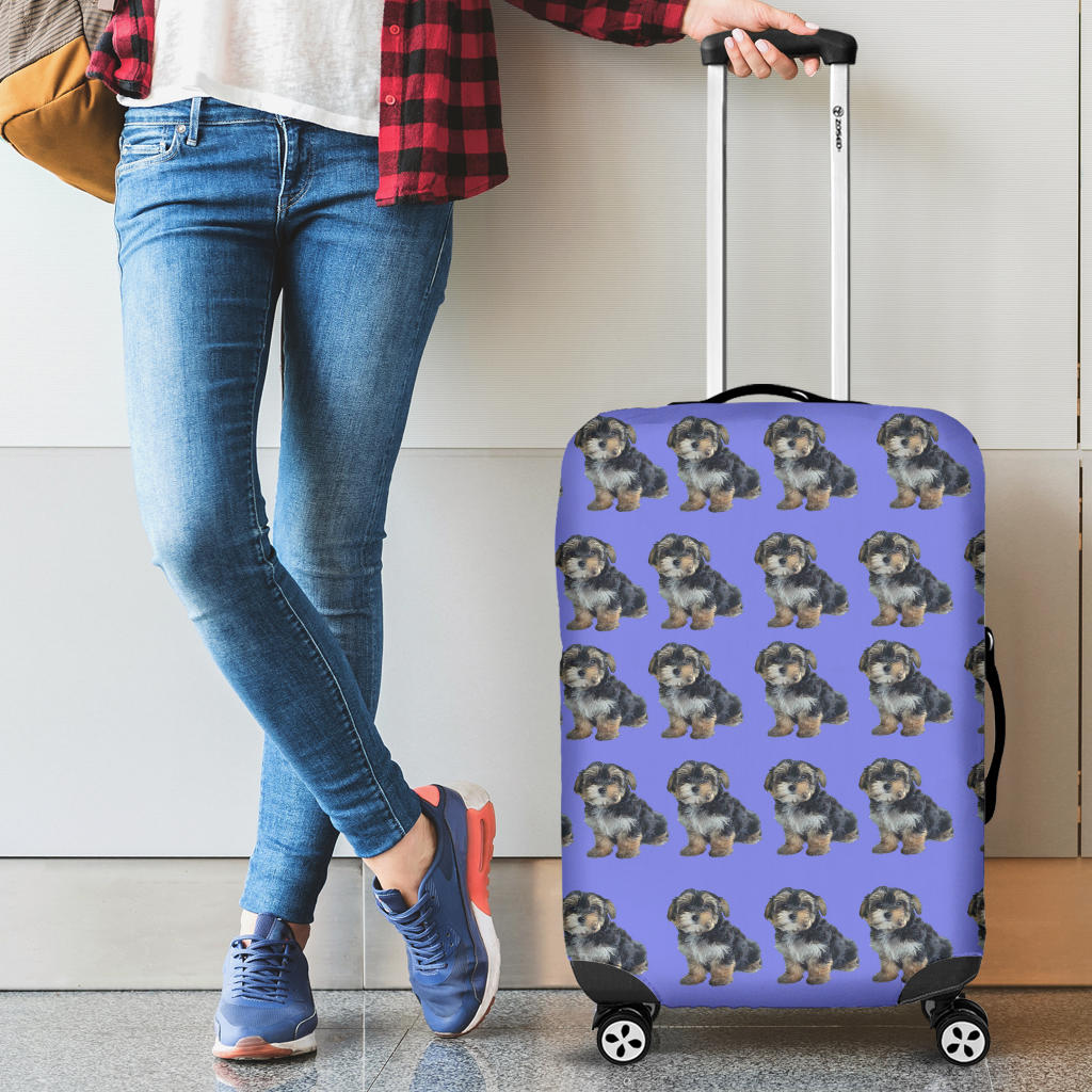 Morkie Luggage Cover