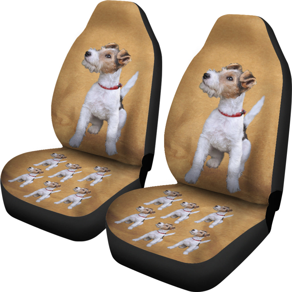 Wire Fox Terrier Car Seat Covers (Set of 2)