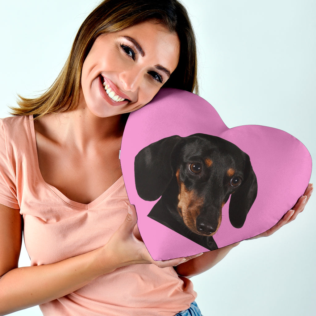 Dachshund Heart Pillow