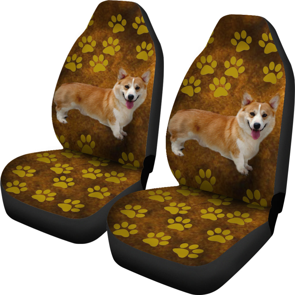 Brown Corgi Car Seat Covers (Set of2)