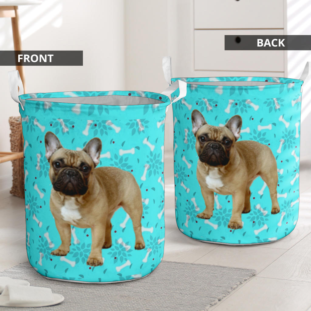 French Bulldog Laundry Basket