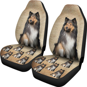 Sheltie Car Seat Cover (Set of 2)