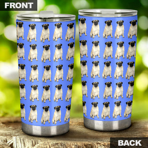 Pug Tumbler - Blue