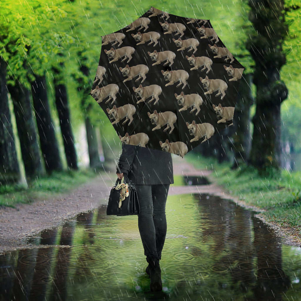 French Bulldog Umbrella - Semi Automatic