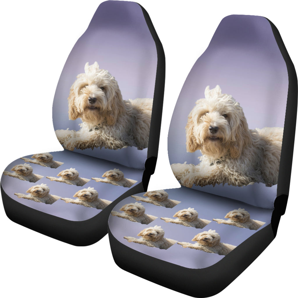 Cockapoo Car Seat Cover (Set of 2)