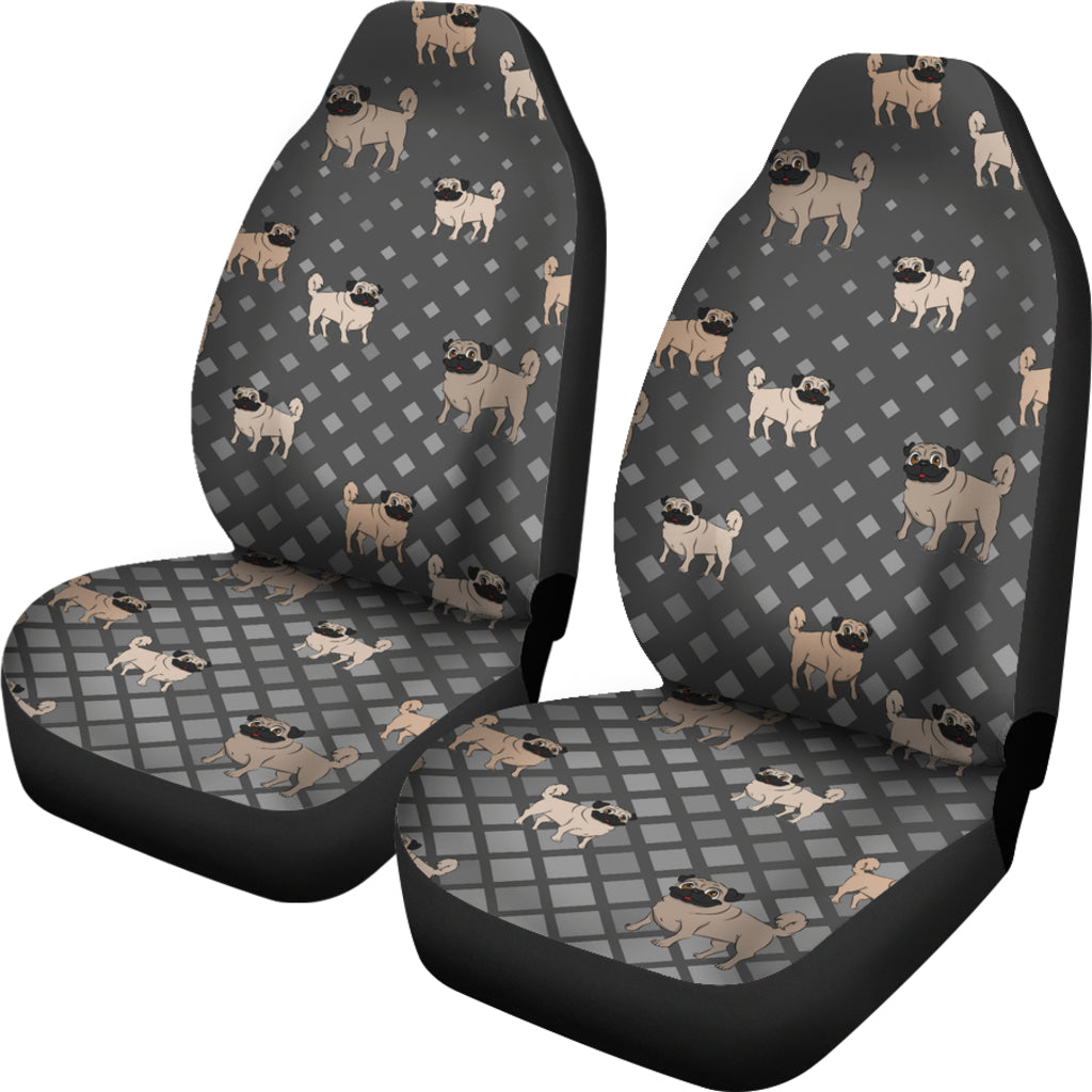 Pug Car Seat Covers (Set of 2)