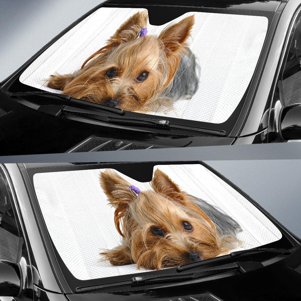 Yorkie Car Sun Shade - Single