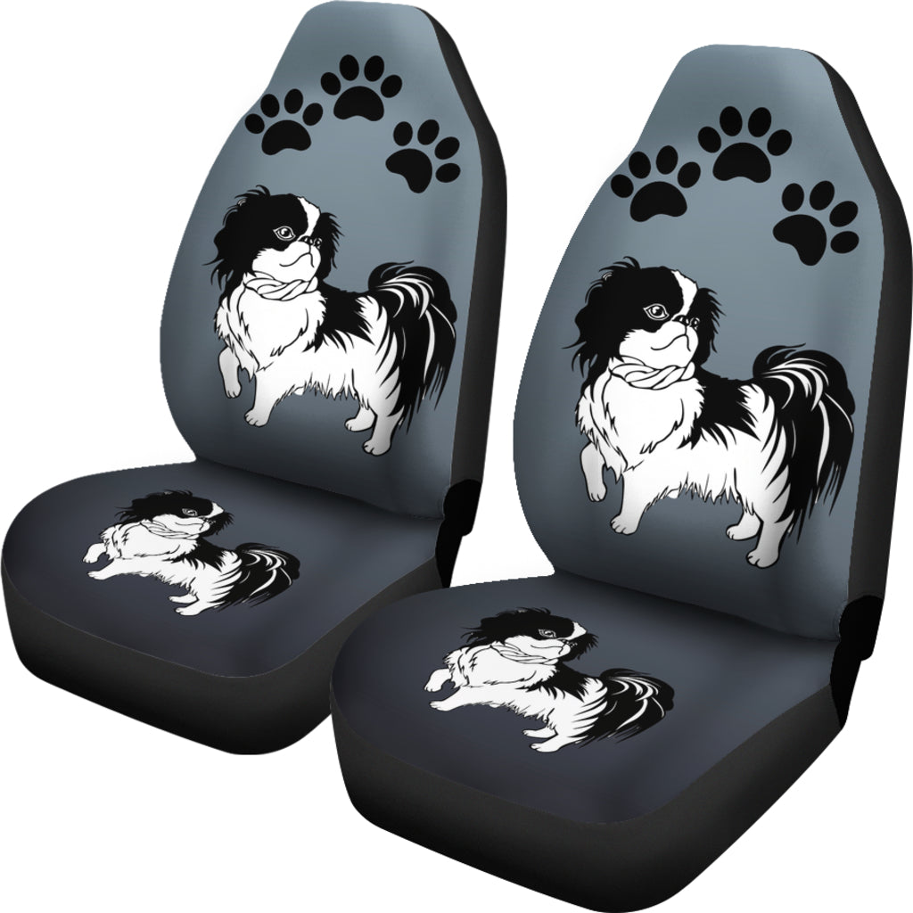 Japanese Chin Car Seat Cover (Set of 2)