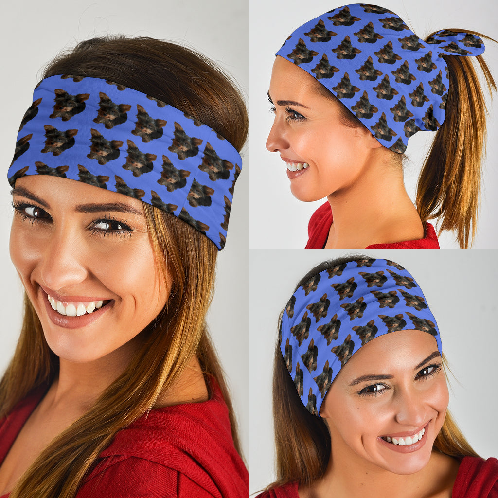 Yorkie Bandanas - Blue