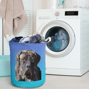 English Mastiff Laundry Basket - Brindle