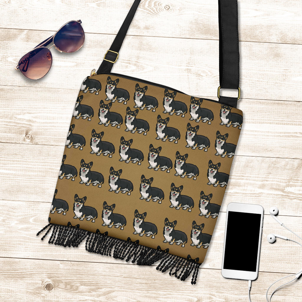 Corgi Crossbody Boho Bag