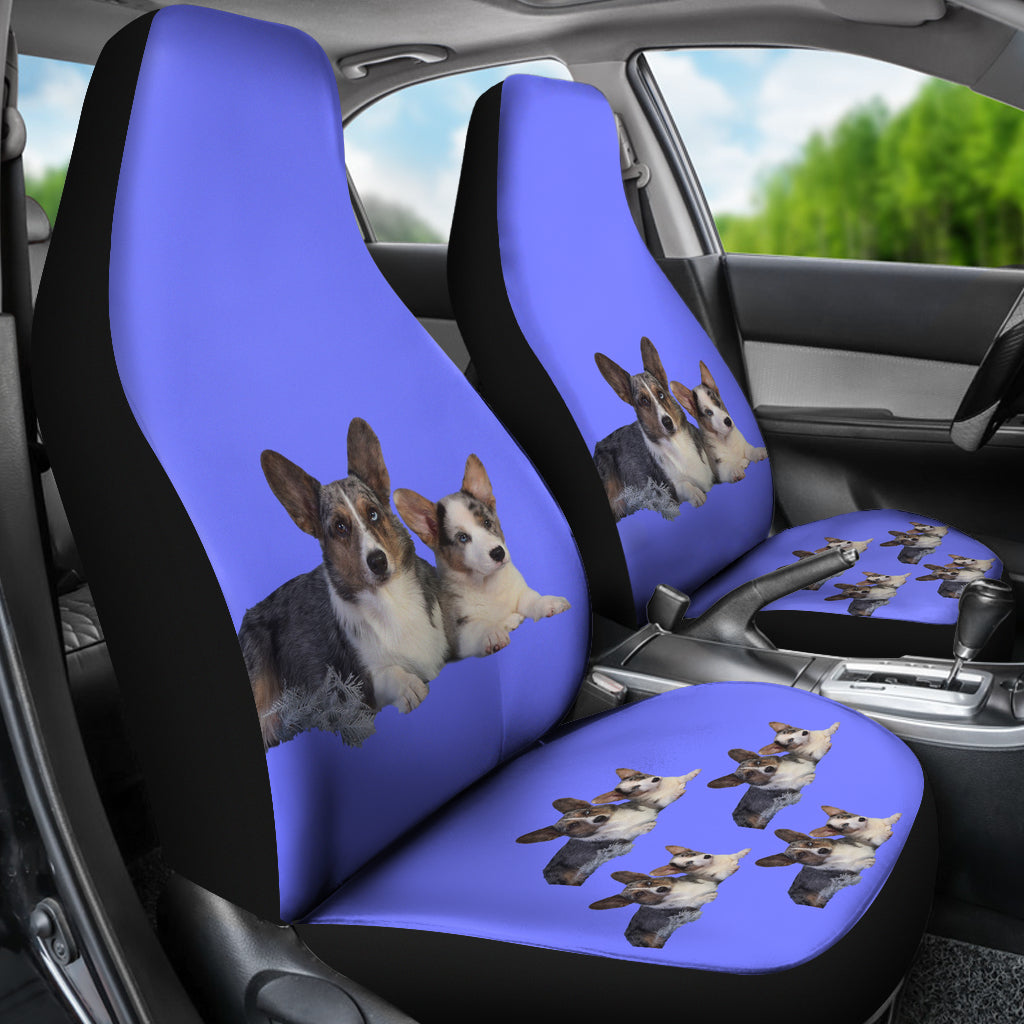 Corgi Car Seat Covers- Cardigan 2 (Set of 2)