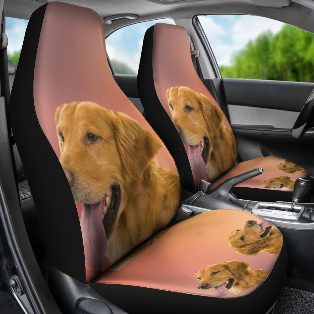 Golden Retriever Car Seat Cover (Set of 2)