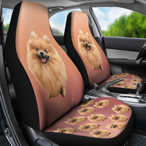 Pomeranian Car Seat Cover