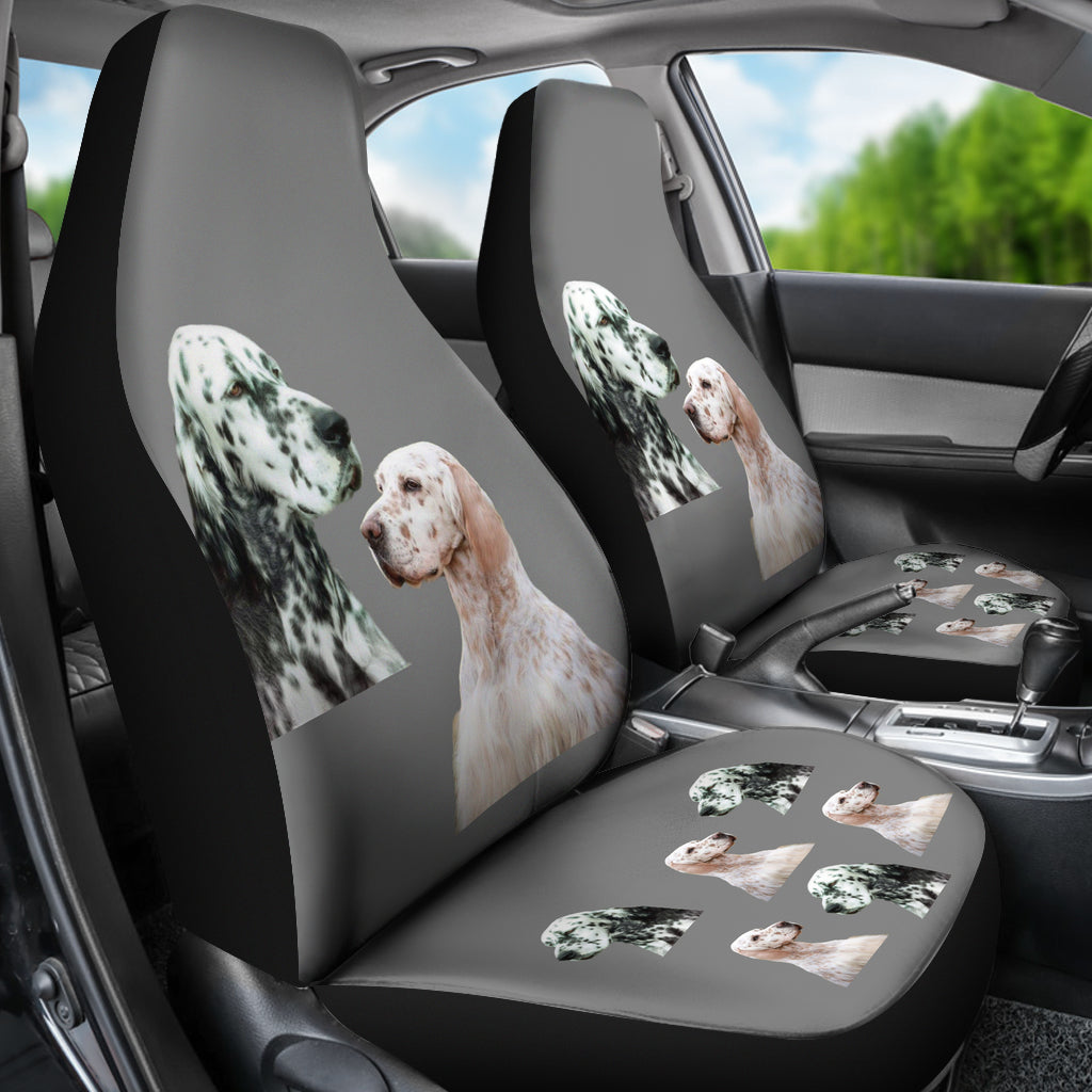 English Setter Car Seat Covers - Set of 2