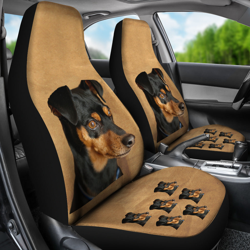 Doberman Pinscher Car Seat Covers - Set of 2