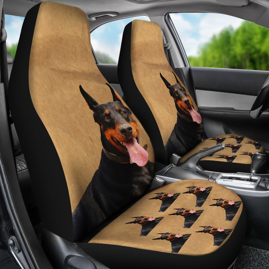 Doberman Car Seat Cover (Set of 2)