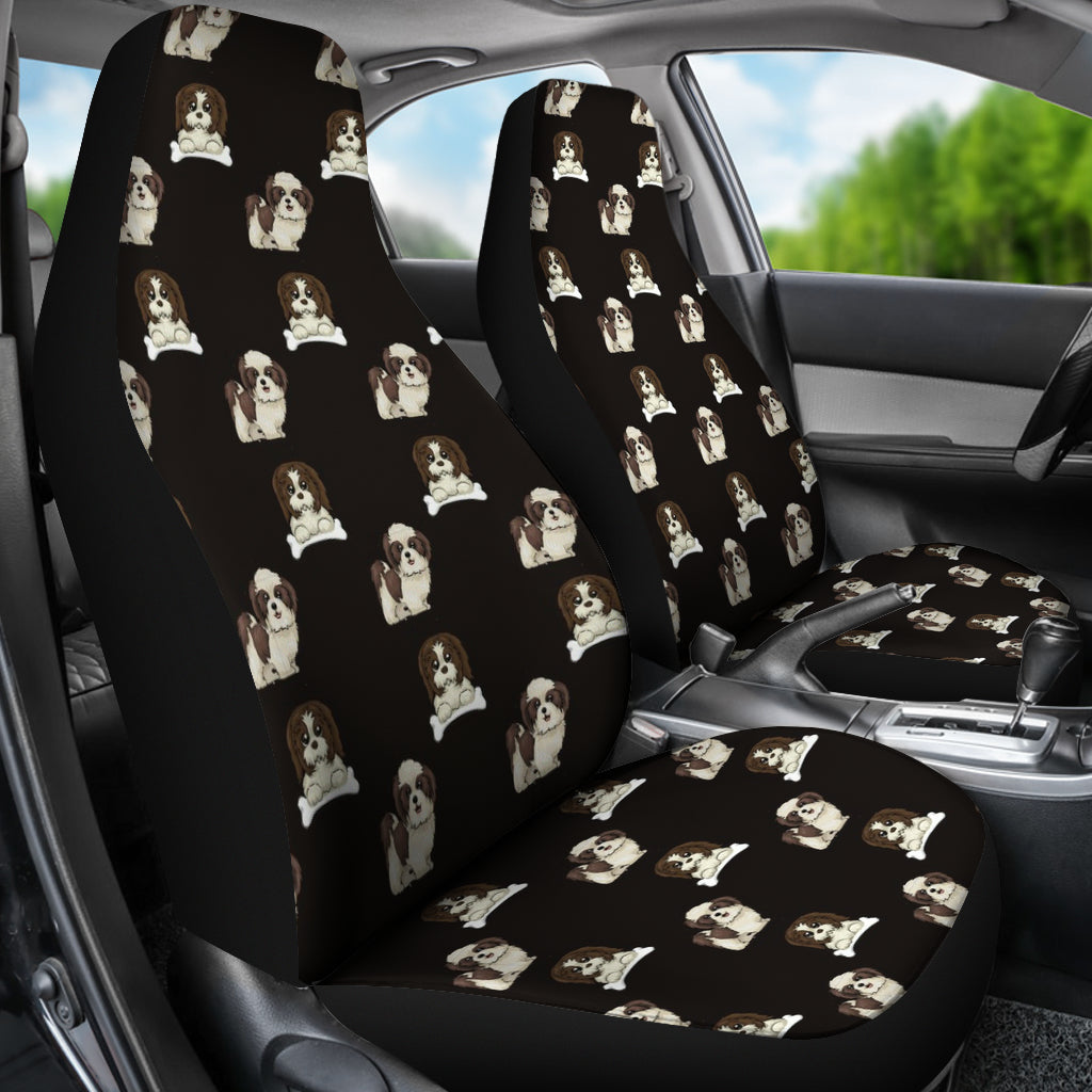 Shih Tzu Car Seat Cover (Set of 2)