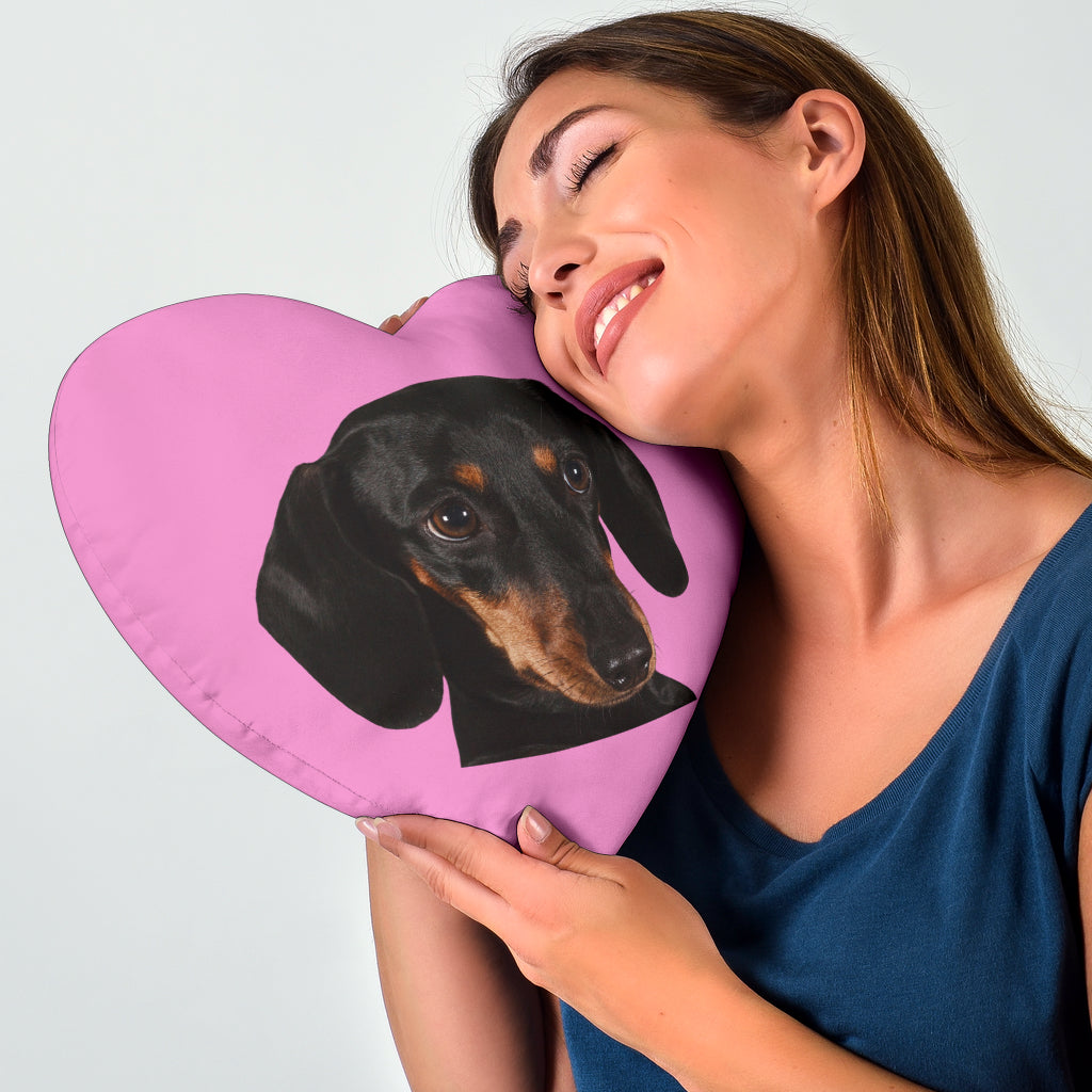 Dachshund Heart Pillow