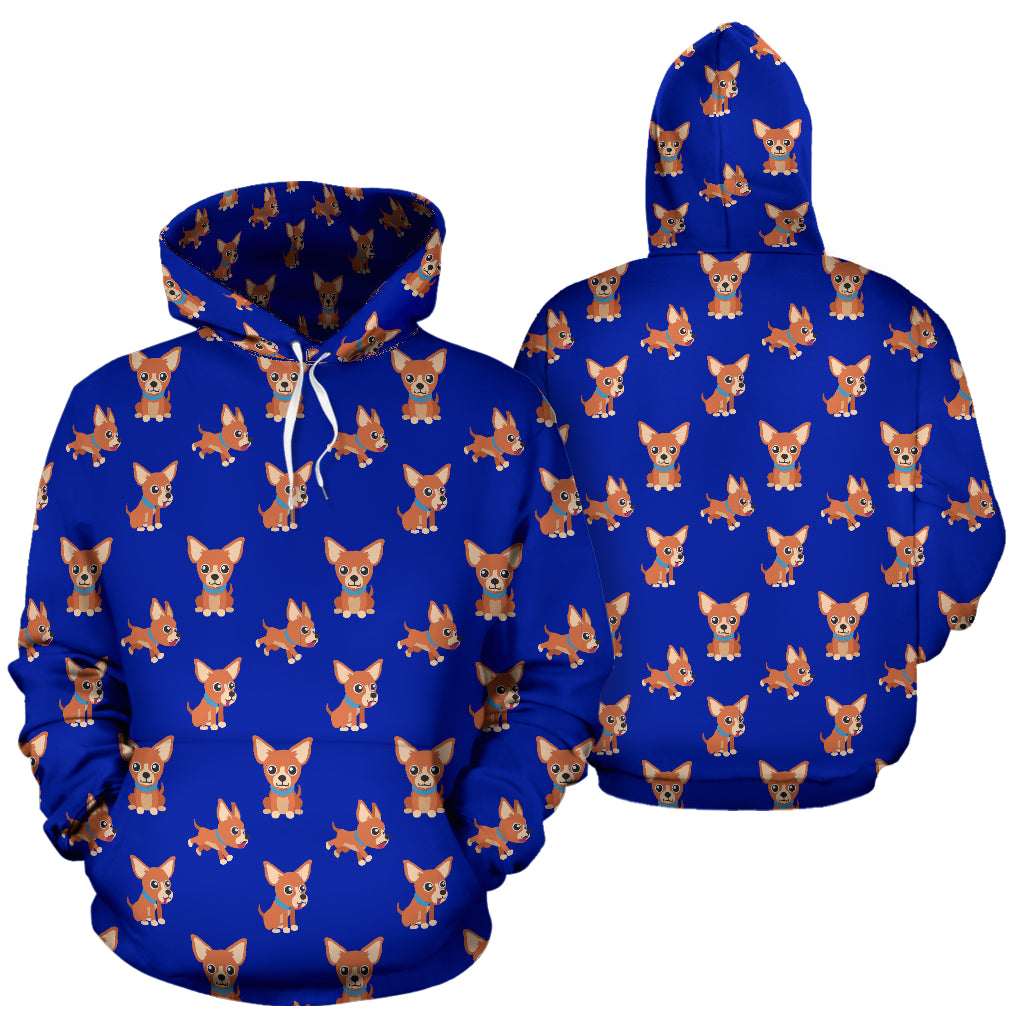 Chihuahua Hoodie - Blue