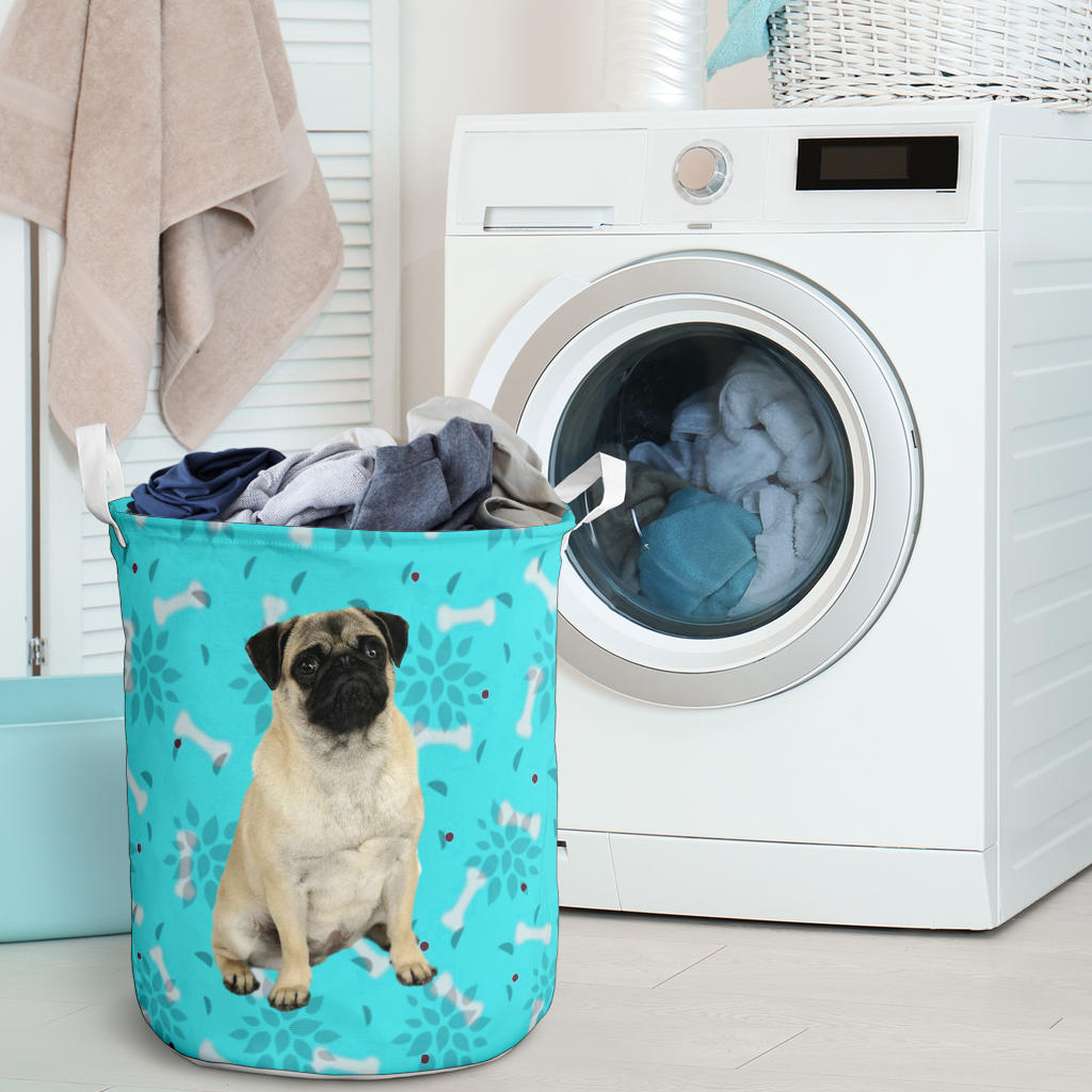 Pug & Bones Laundry Basket