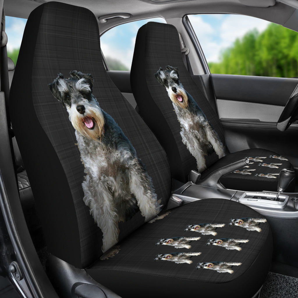 Schnauzer Car Seat Cover (Set of 2)